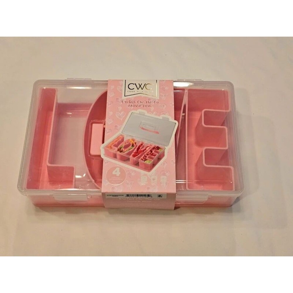 CWC Pink Food, Craft & Jewelry Organizer Box